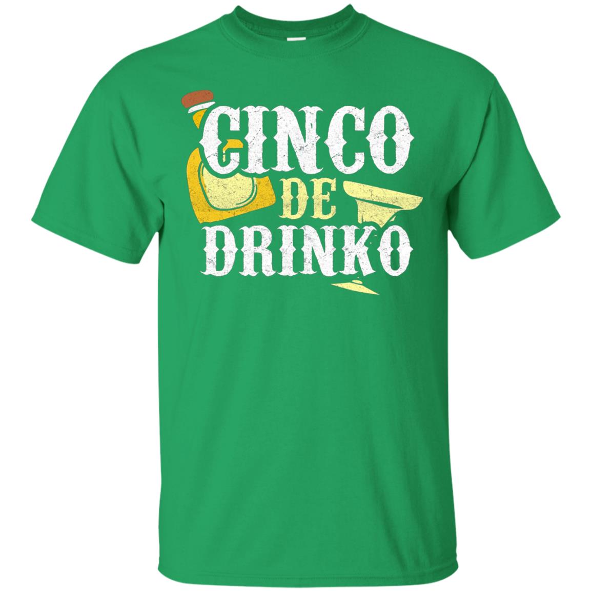Cinco De Mayo Drinko Celebration T-shirt Irish Green
