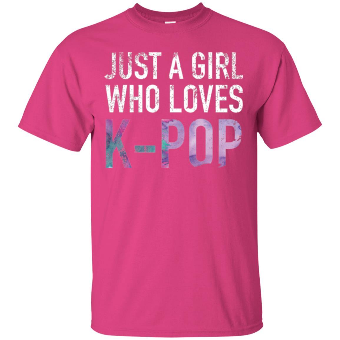 K-pop Fan T-shirt Just A Girl Who Loves K-pop Heliconia
