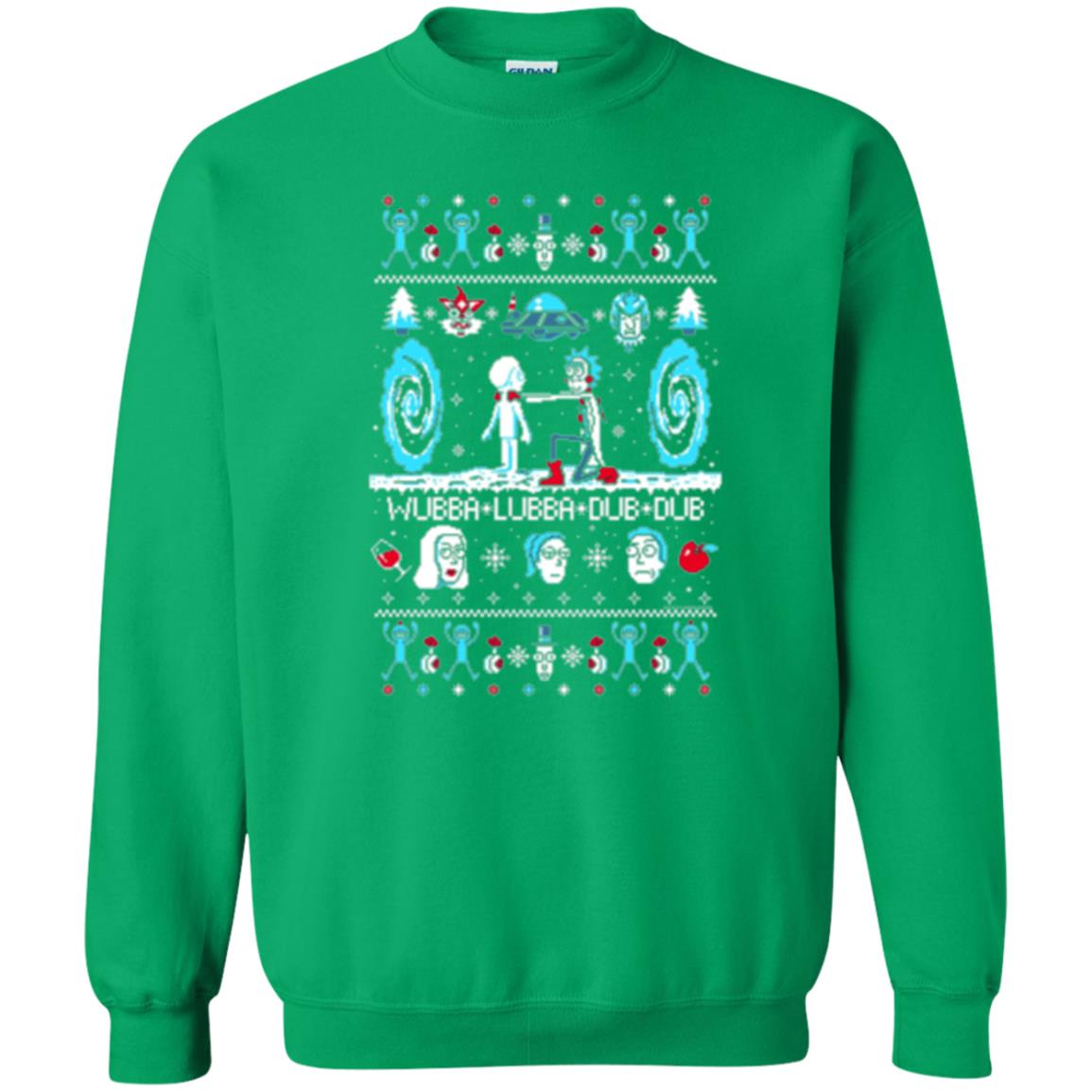 Cartoon T-shirt Build A Snowmorty Irish Green