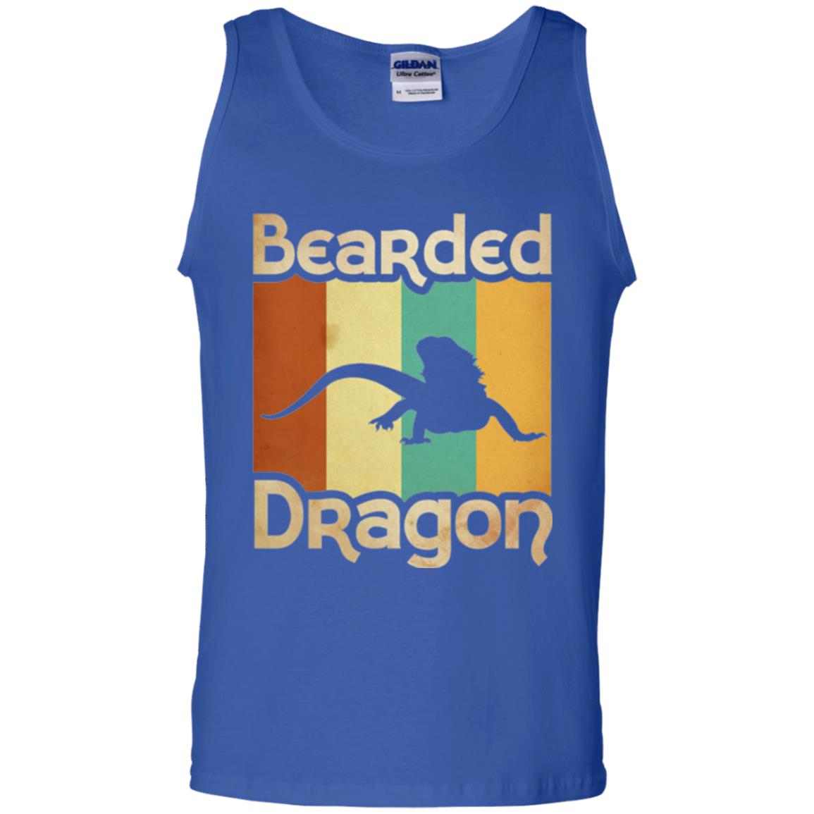 Vintage Retro Bearded Dragon T-shirt Royal