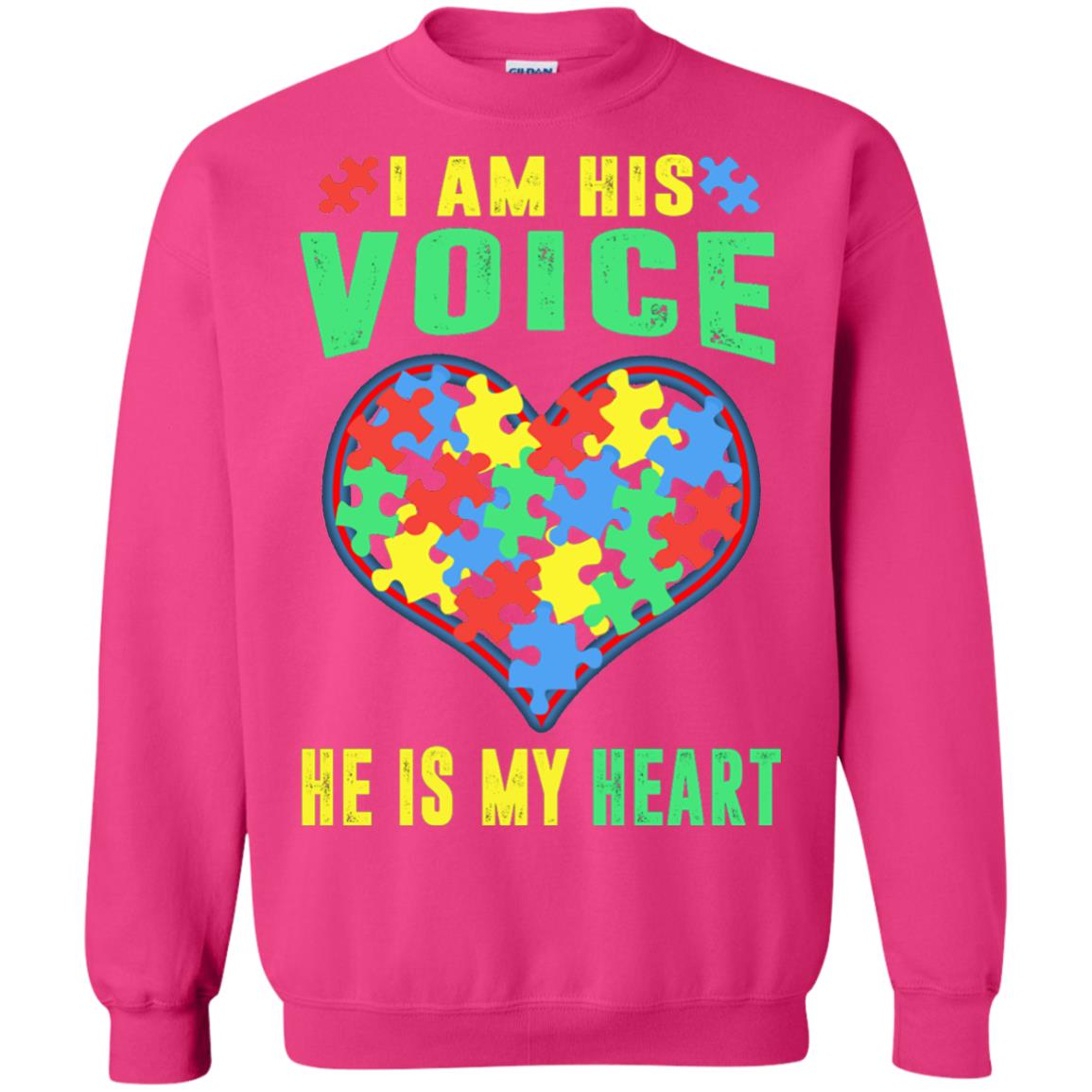 Autism Awareness Shirt He Is My Heart Heliconia