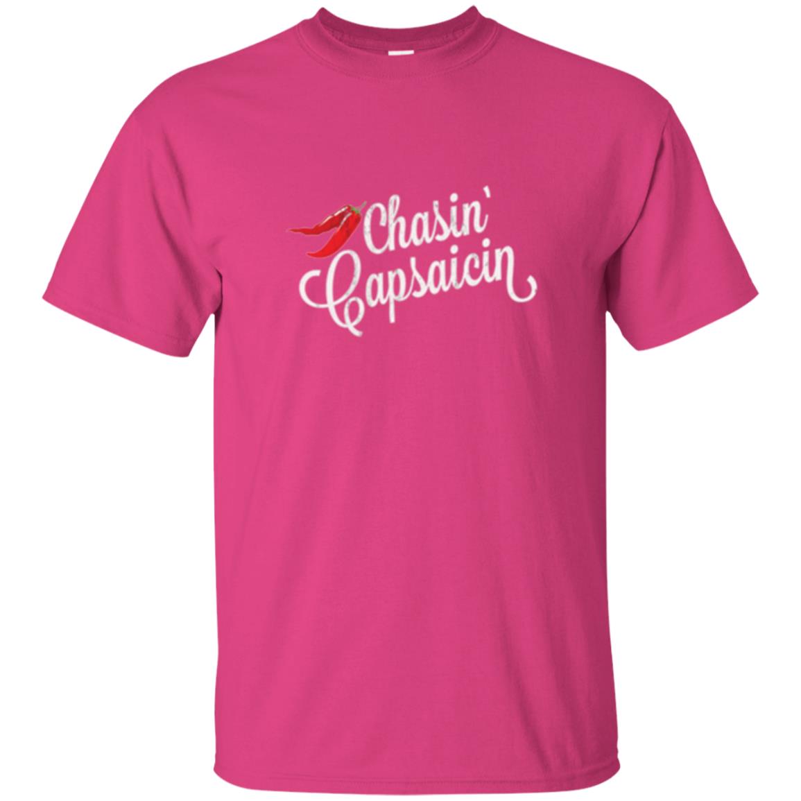 Hot Pepper Lover T-shirt Chasin Capsaicin Spicy Food Heliconia