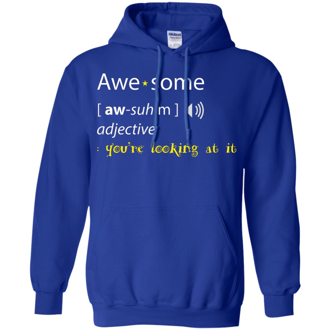 Awesome You_re Looking At It Cool Shirt For Boys Or Girls Royal