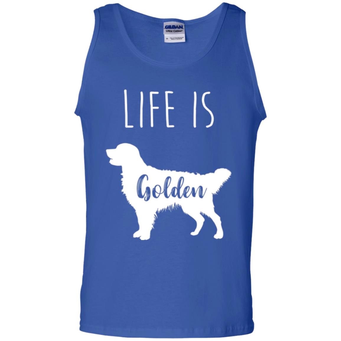 Golden Retriever Lovers T-shirt Life Is Golden Royal