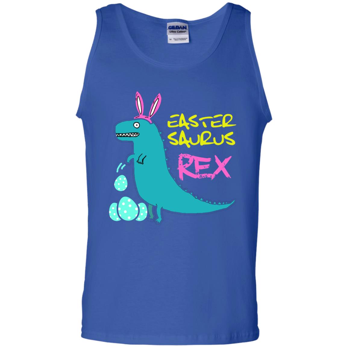 Easter Saurus Trex Bunny Dinosaur T-shirt Royal