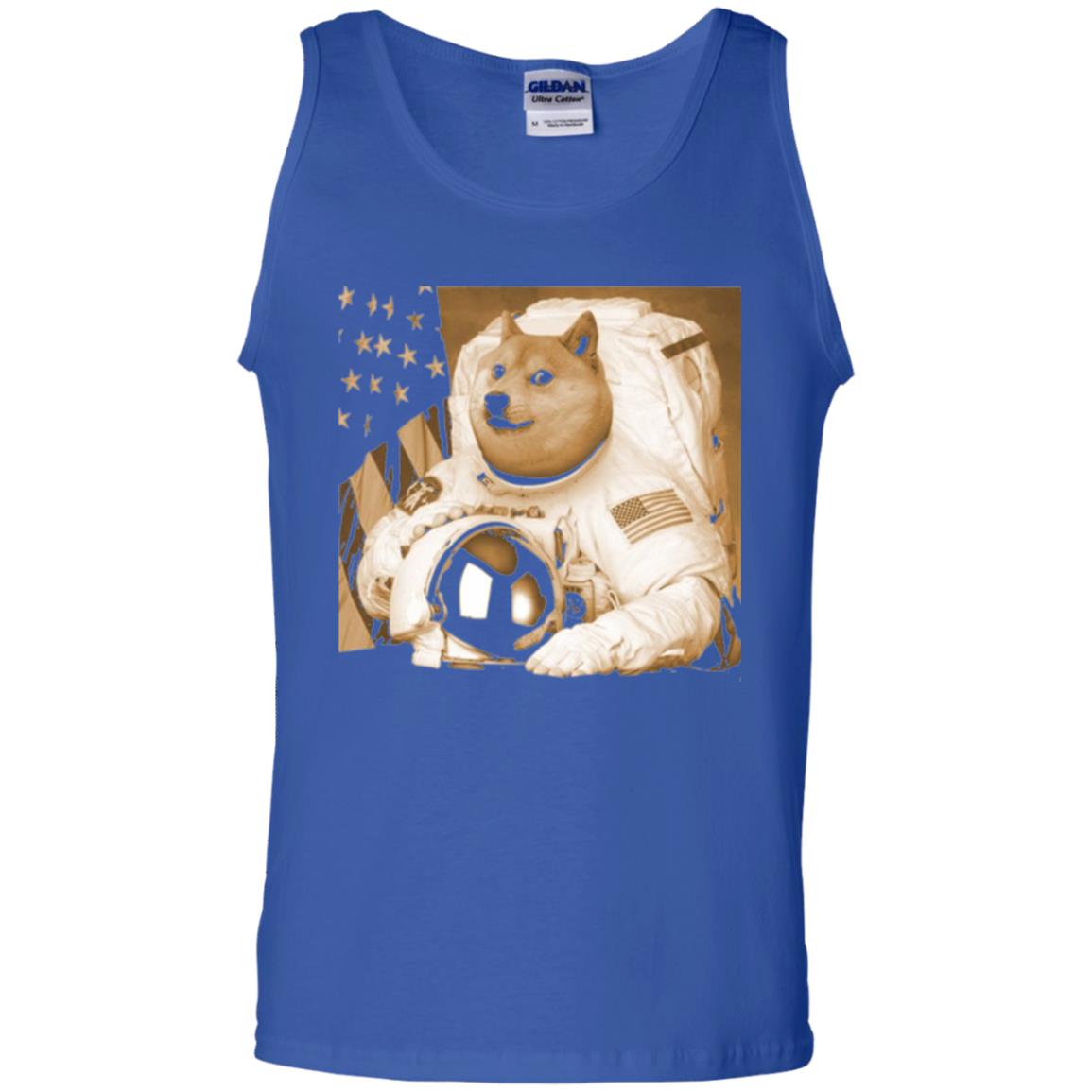 Astronomy T-shirt Dogecoin Moon Astronaut Crypto Royal