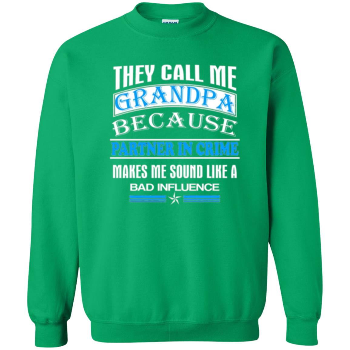 Family T-shirt They Call Me Grandpa Irish Green