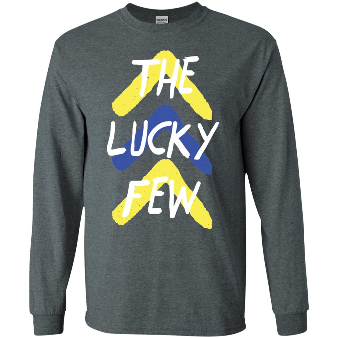 3 Arrows The Lucky Few Down Syndrome Awareness Shirt Dark Heather