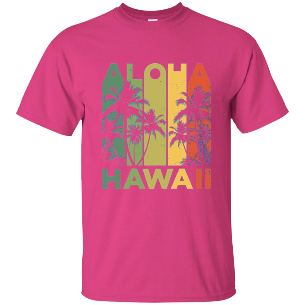 Vintage Hawaiian Islands Tee Hawaii Aloha State T-shirt Heliconia