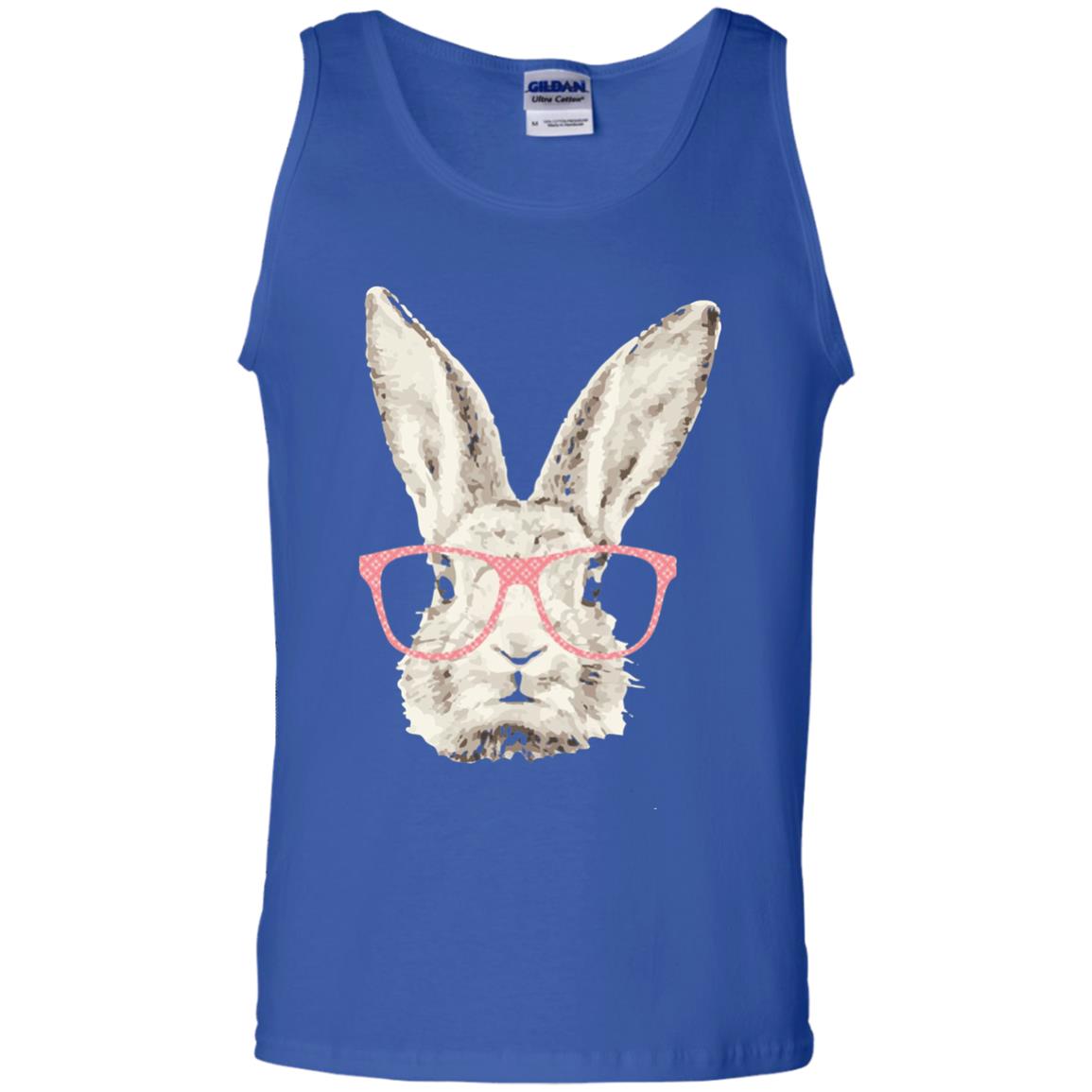 Easter Bunny Rabbit Pink Glasses Funny Hipster Shirt Royal