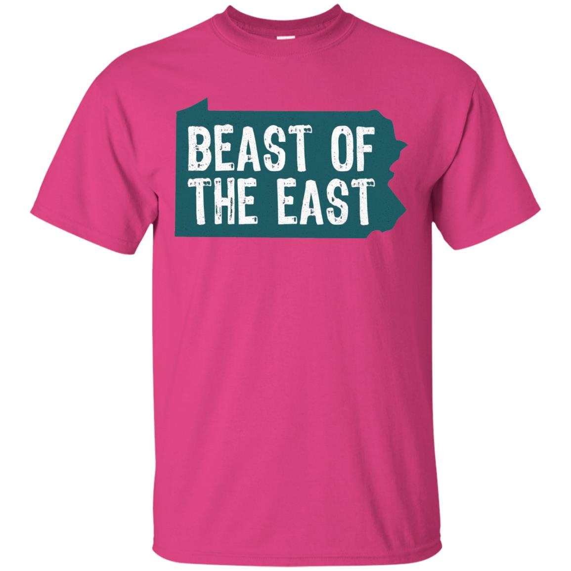 Pennsylvania State T-shirt East Beast Distressed Philadelphia Heliconia