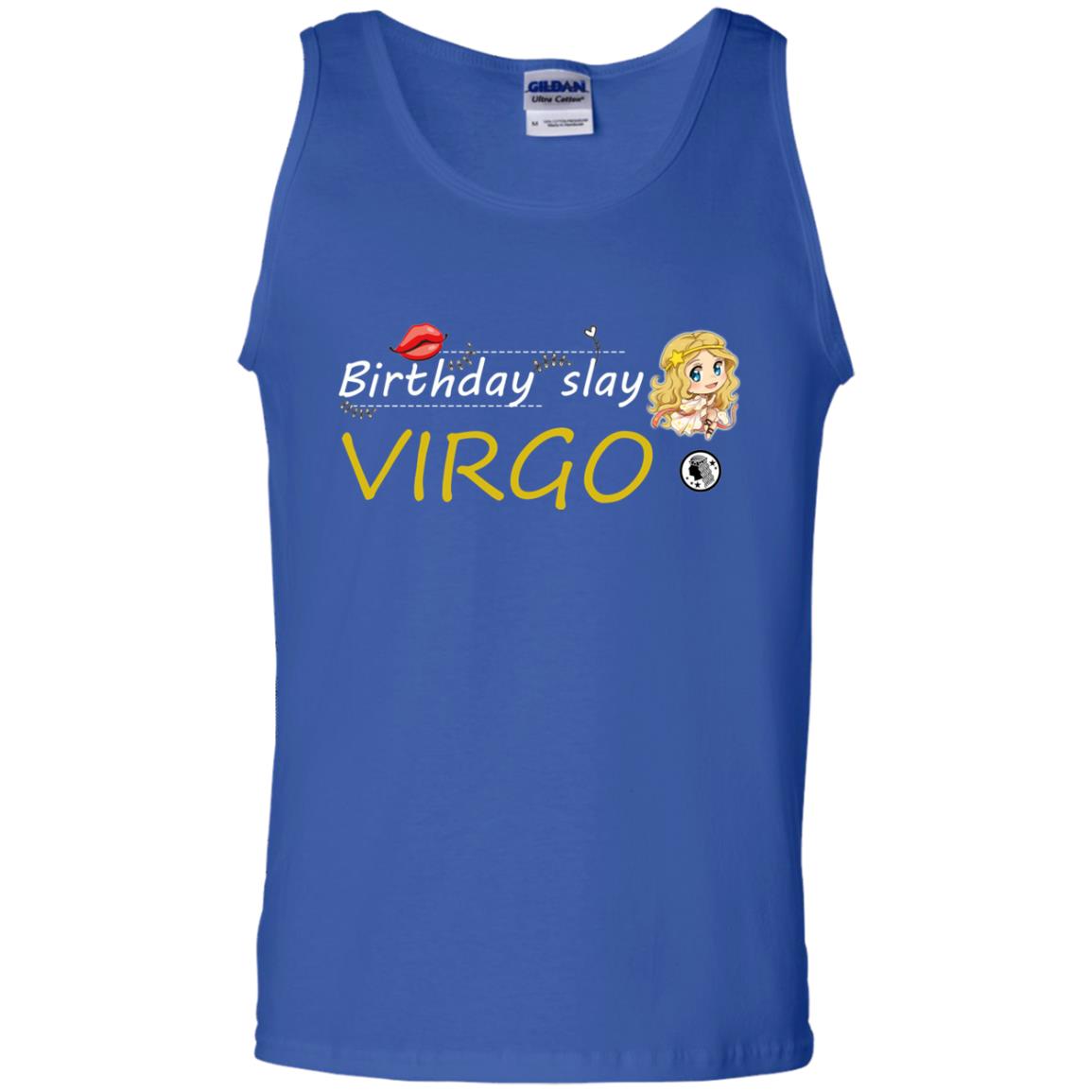 Cute Virgo Girl Birthday Lip Slay T-shirt Royal
