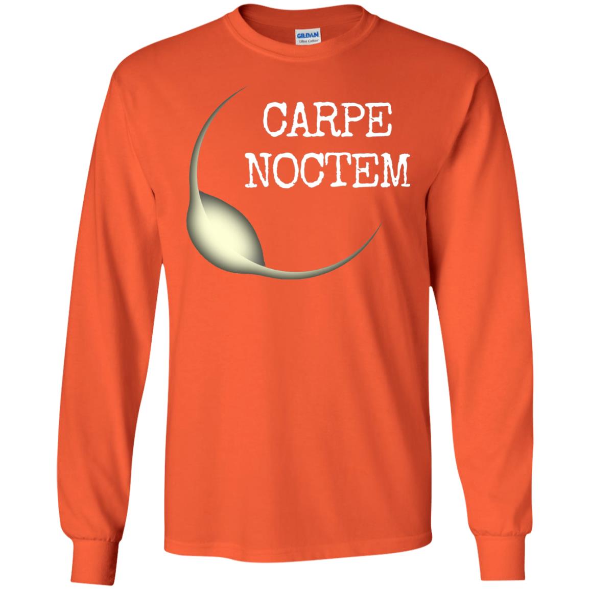 Carpe Noctem Lunar Eclipse T Shirt Orange