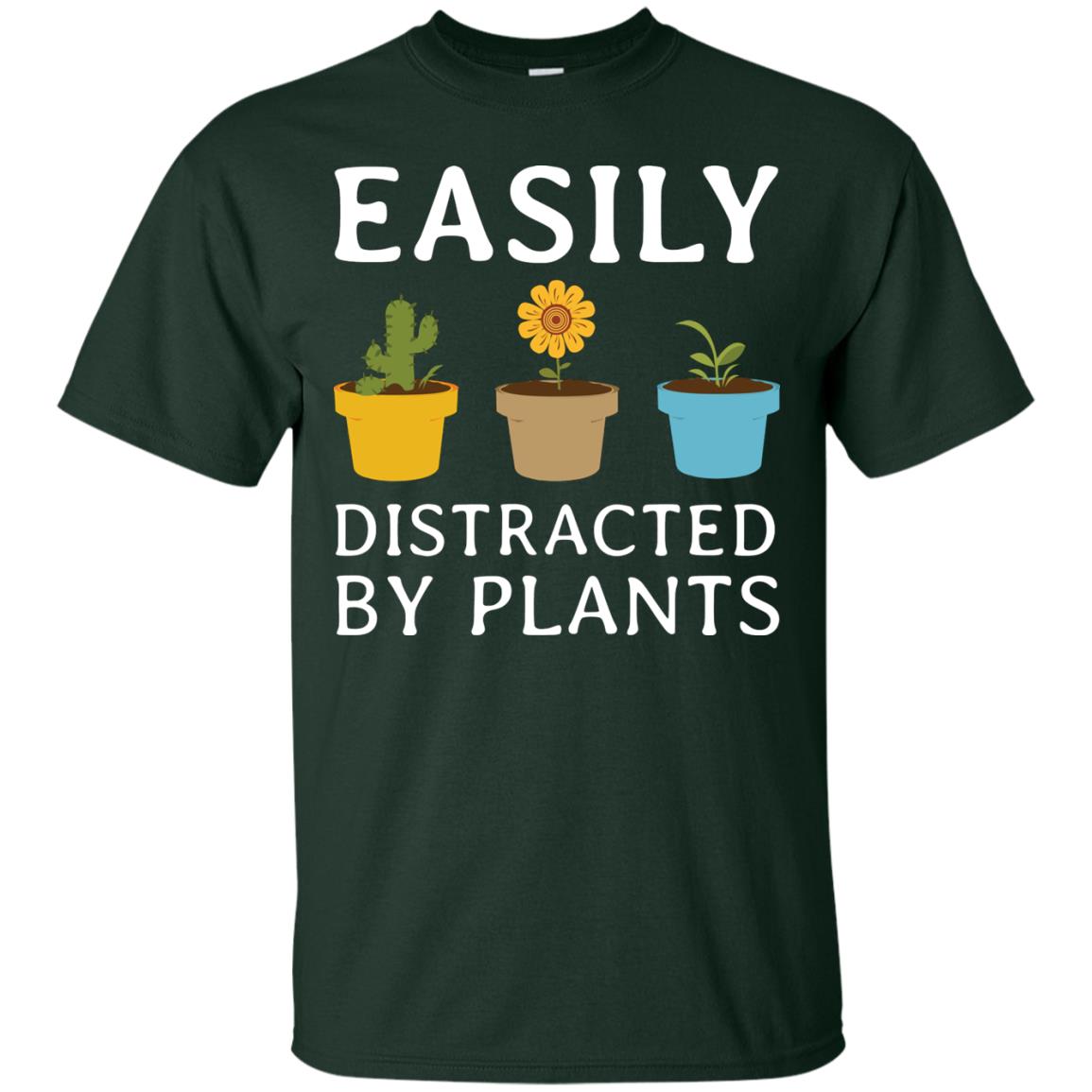 Easily Distracted By Plants Gardener Shirt Forest