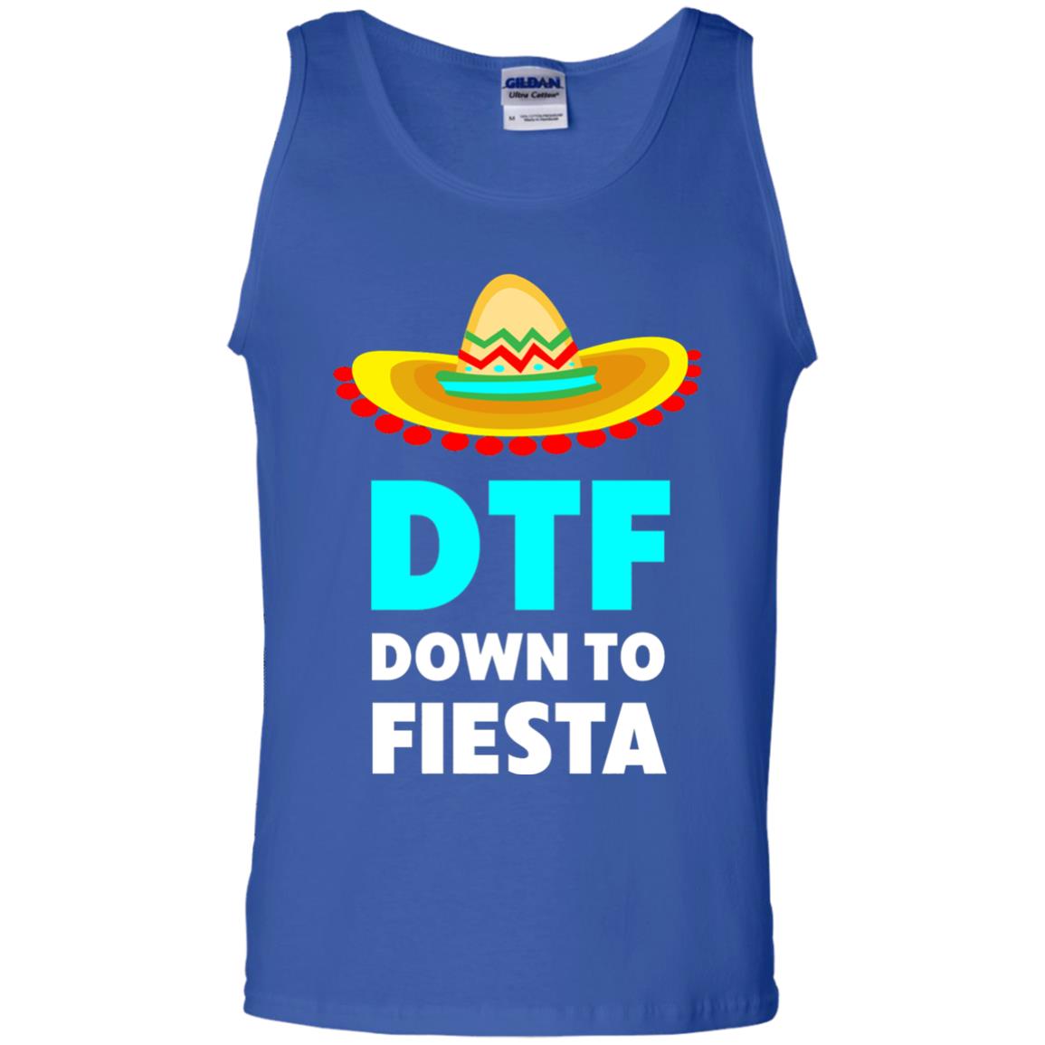 Down To Fiesta Dtf Funny Cinco De Mayo T-shirt Royal