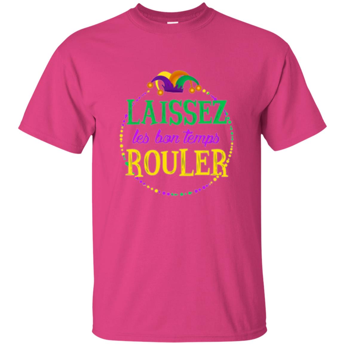 Mardi Gras T-shirt Laissez Les Bon Temps Rouler Heliconia