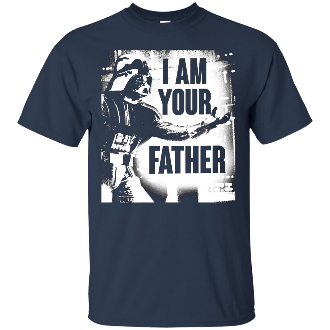 Star Wars Darth Vader Dad Daddy T-Shirt Navy