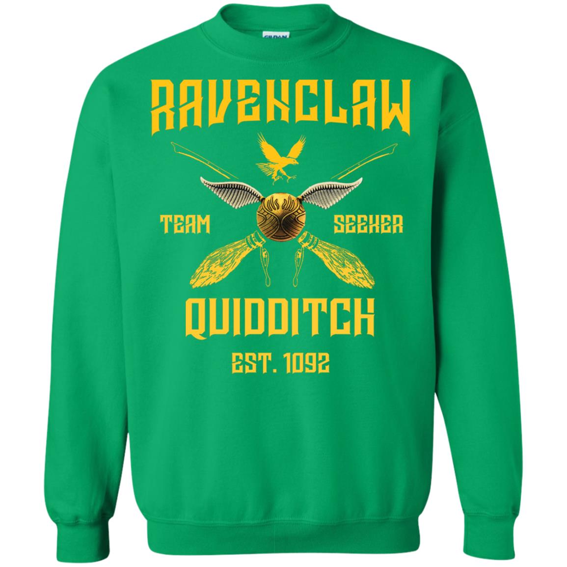 Ravenclaw Quiddith Team Seeker Est 1092 Harry Potter Shirt Irish Green