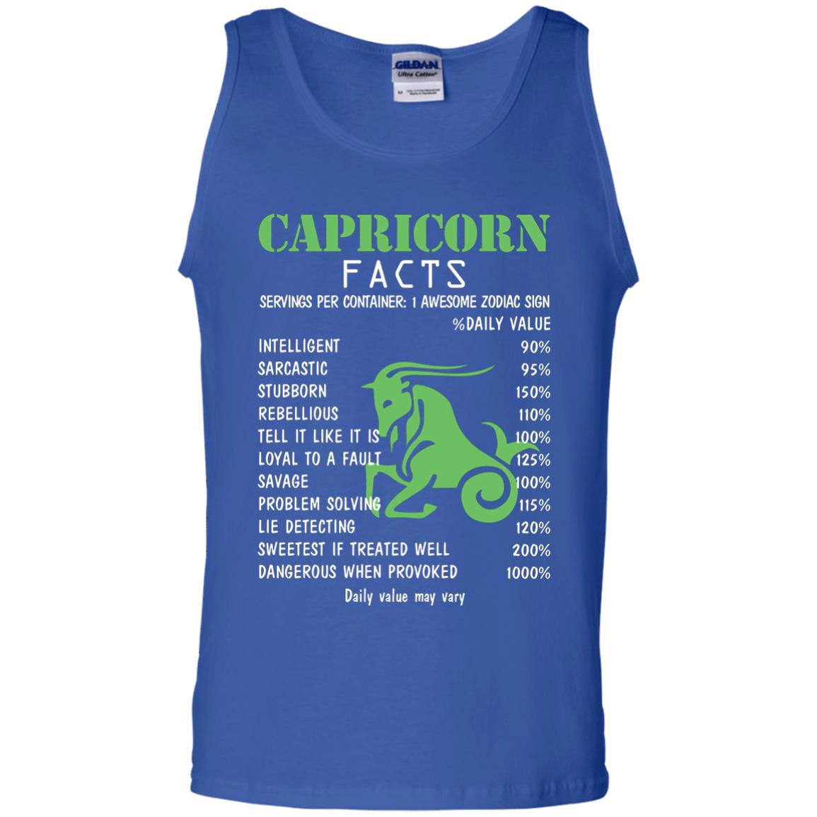 Capricorn Facts 1 Awesome Zodiac Sign Gift Shirt For Capricorn Horoscope Royal