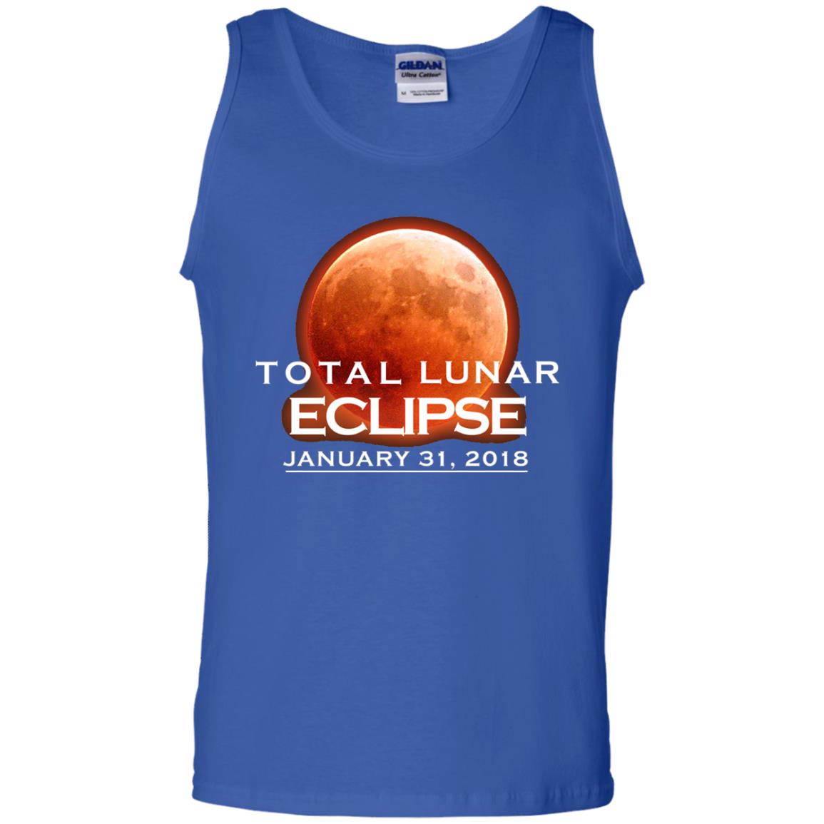 Lunar Eclipse T-shirt January 31, 2018 Graphic T-shirt Royal