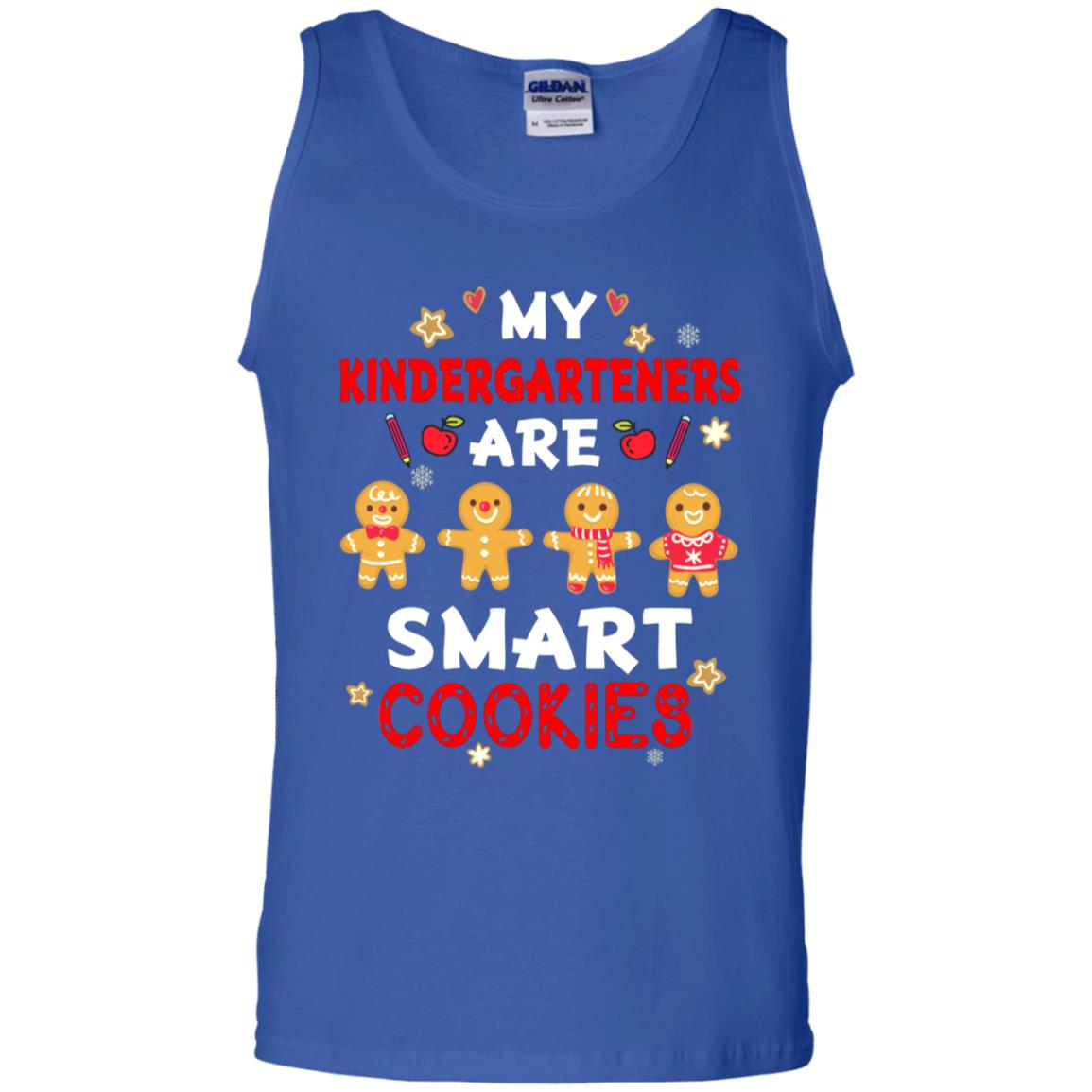 My Kndergarteners Are Smart Cookies X-mas Gift Shirt For Kindergarten Teachers Royal