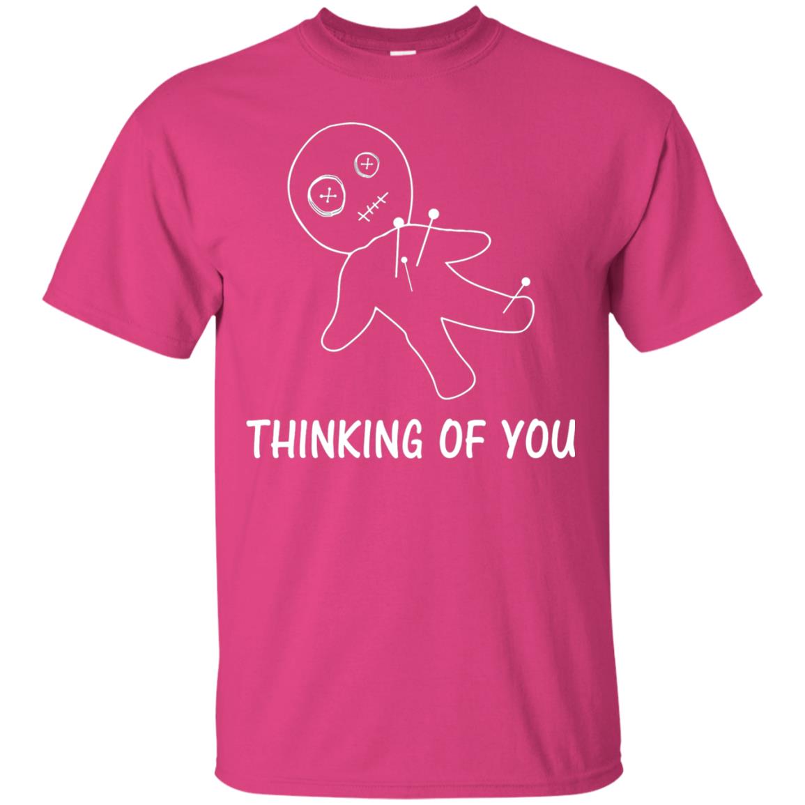 Thinking Of You Voodoo Doll T-shirt Heliconia