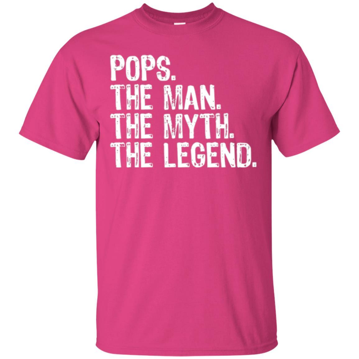 Daddy T-shirt Pops The Man The Myth The Legend Heliconia