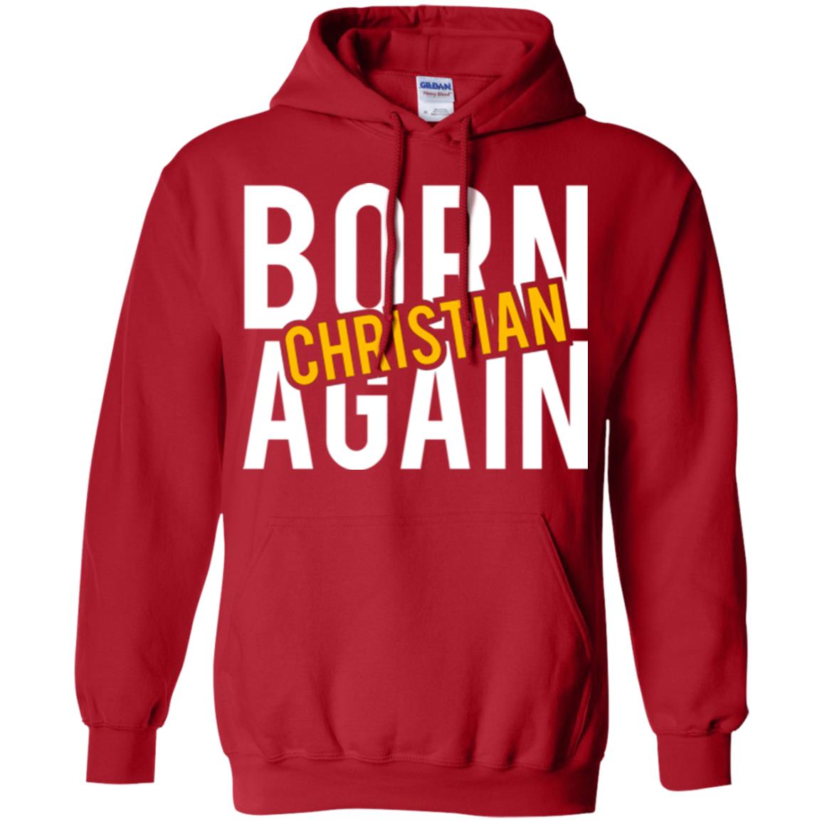 Christian T-shirt Born Again Christian Red