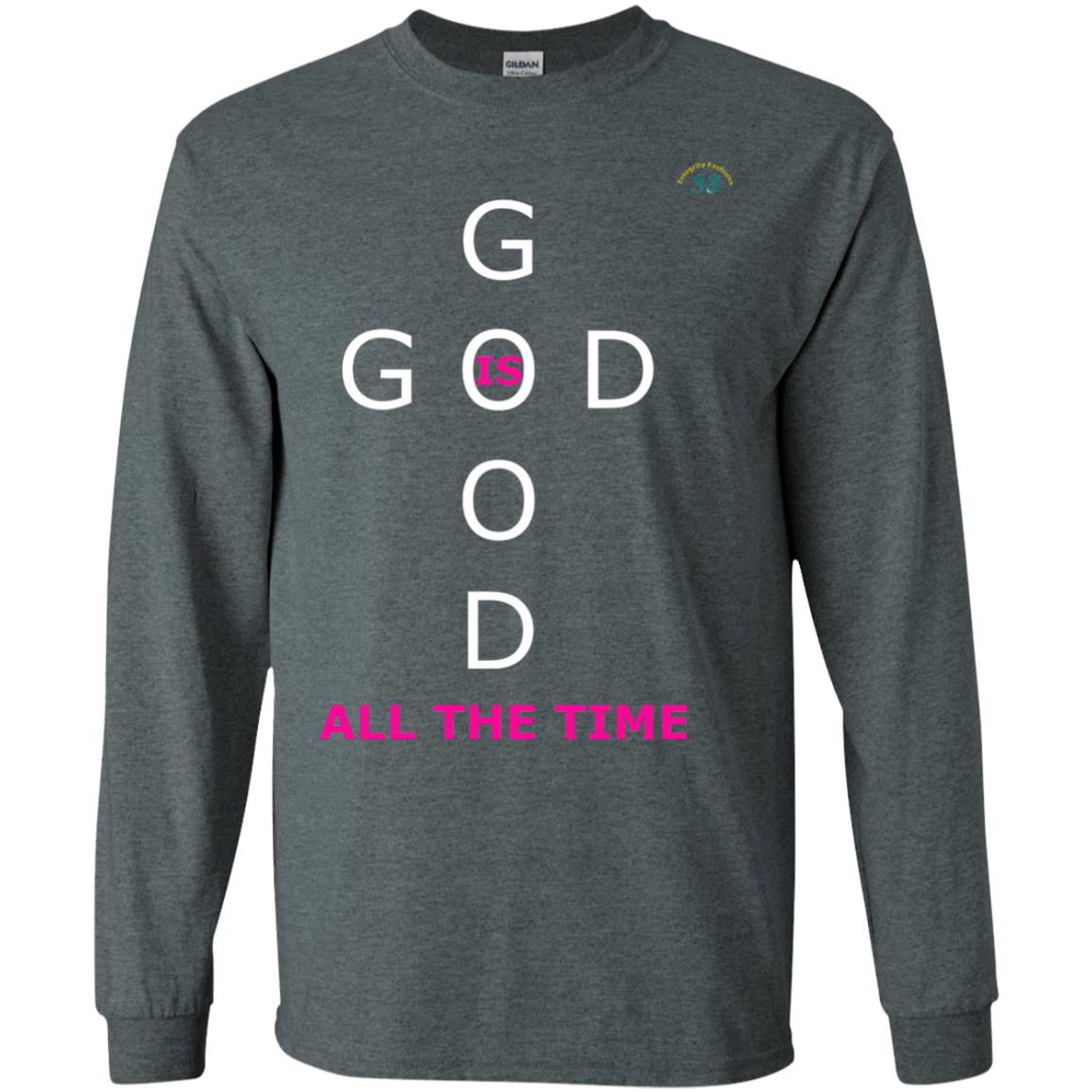 God Is Good All The Time Premium T-shirt Dark Heather