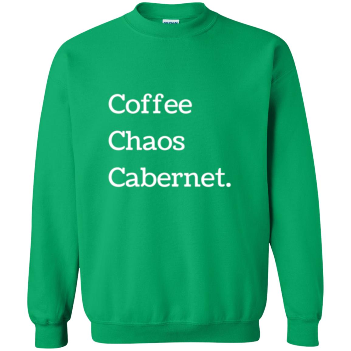 Coffee Chaos Cabernet T-shirt Irish Green