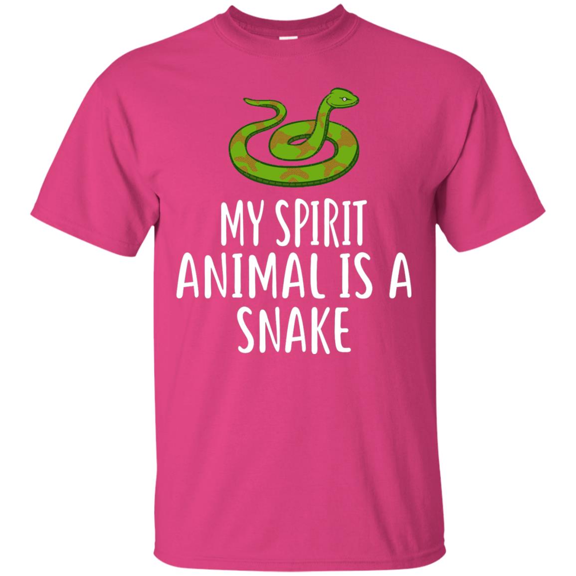 Pet Snake Lover Shirt My Spirit Animal Is A Snake T-shirt Heliconia