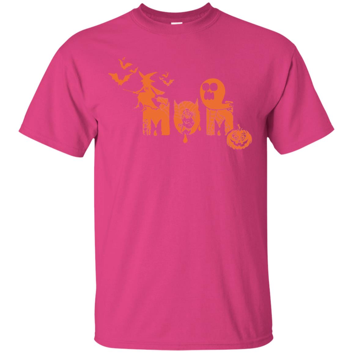 Halloween Pumpkin Mom Mommy Mother Family Shirt Heliconia
