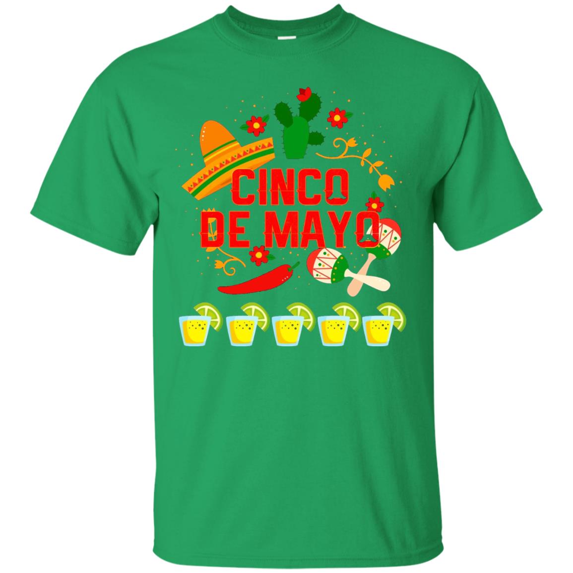 Fiesta Cinco De Mayo T-shirt Cinco De Mayo Irish Green