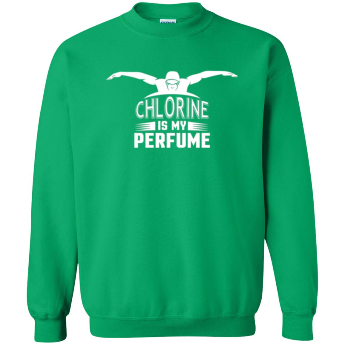 Swimmer T-shirt Chloring Is My Perfume T-shirt Irish Green