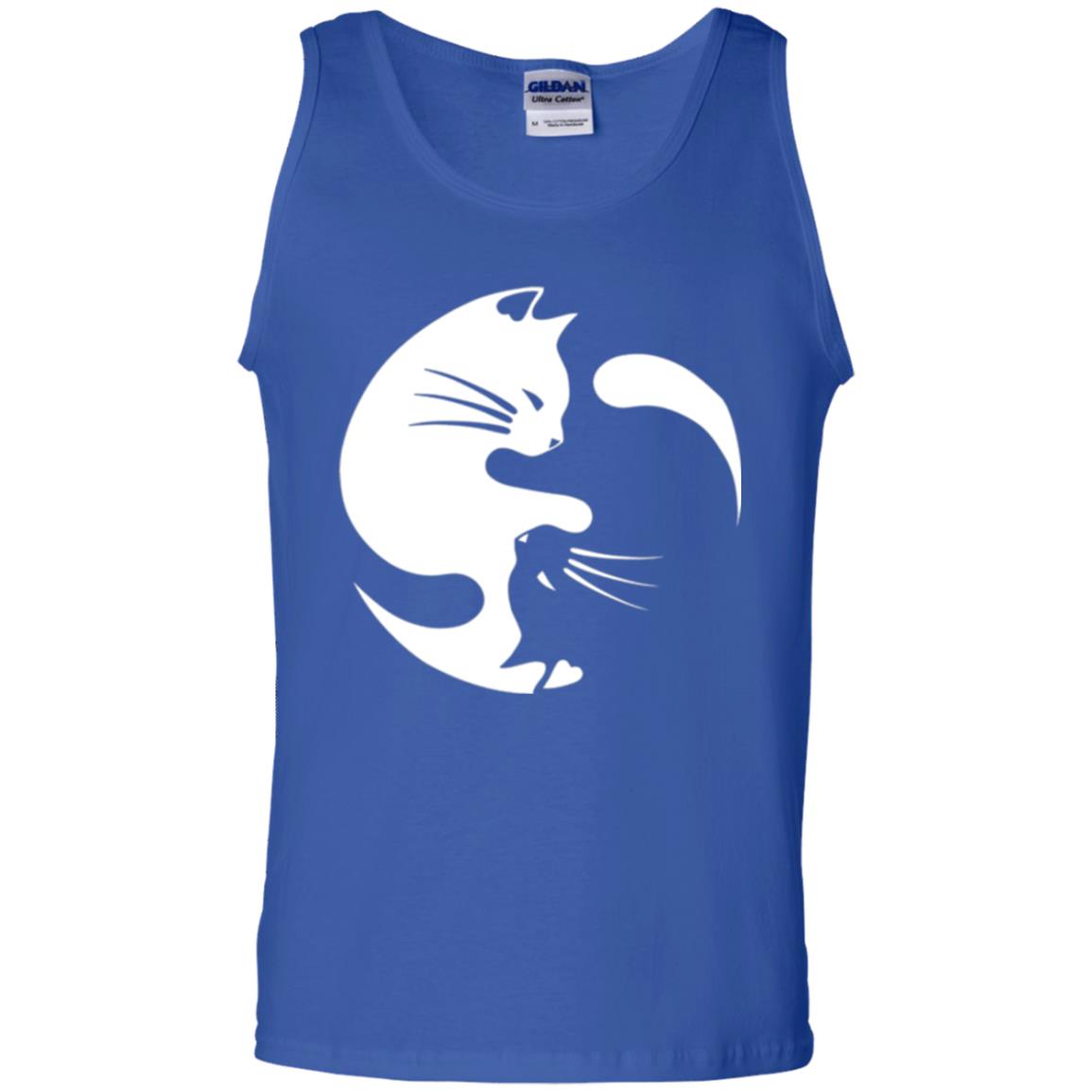 Ying Yang Cat T-shirt Royal