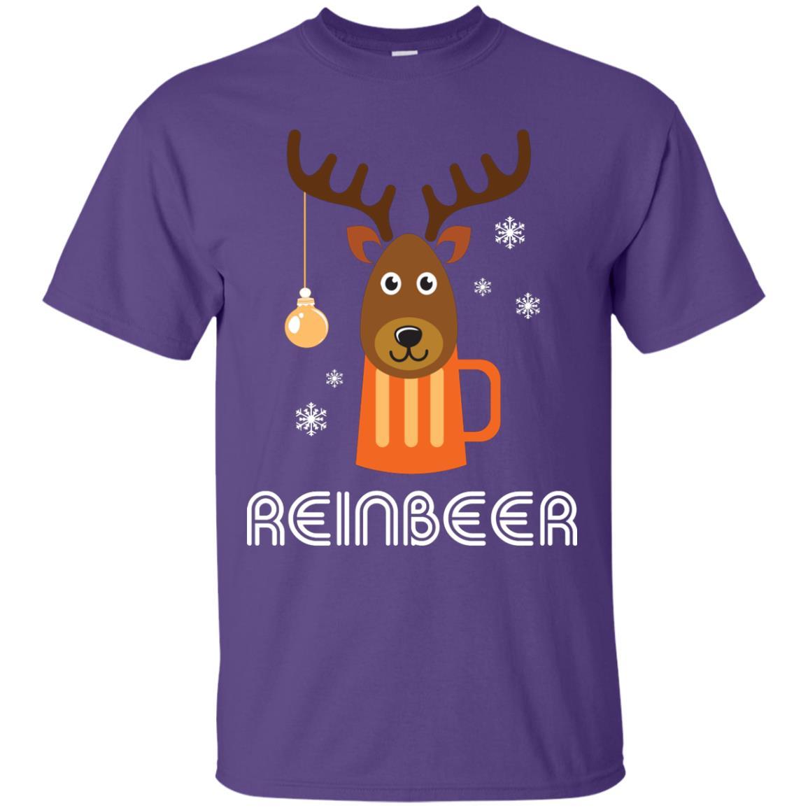 Christmas T-shirt Reinbeer Purple