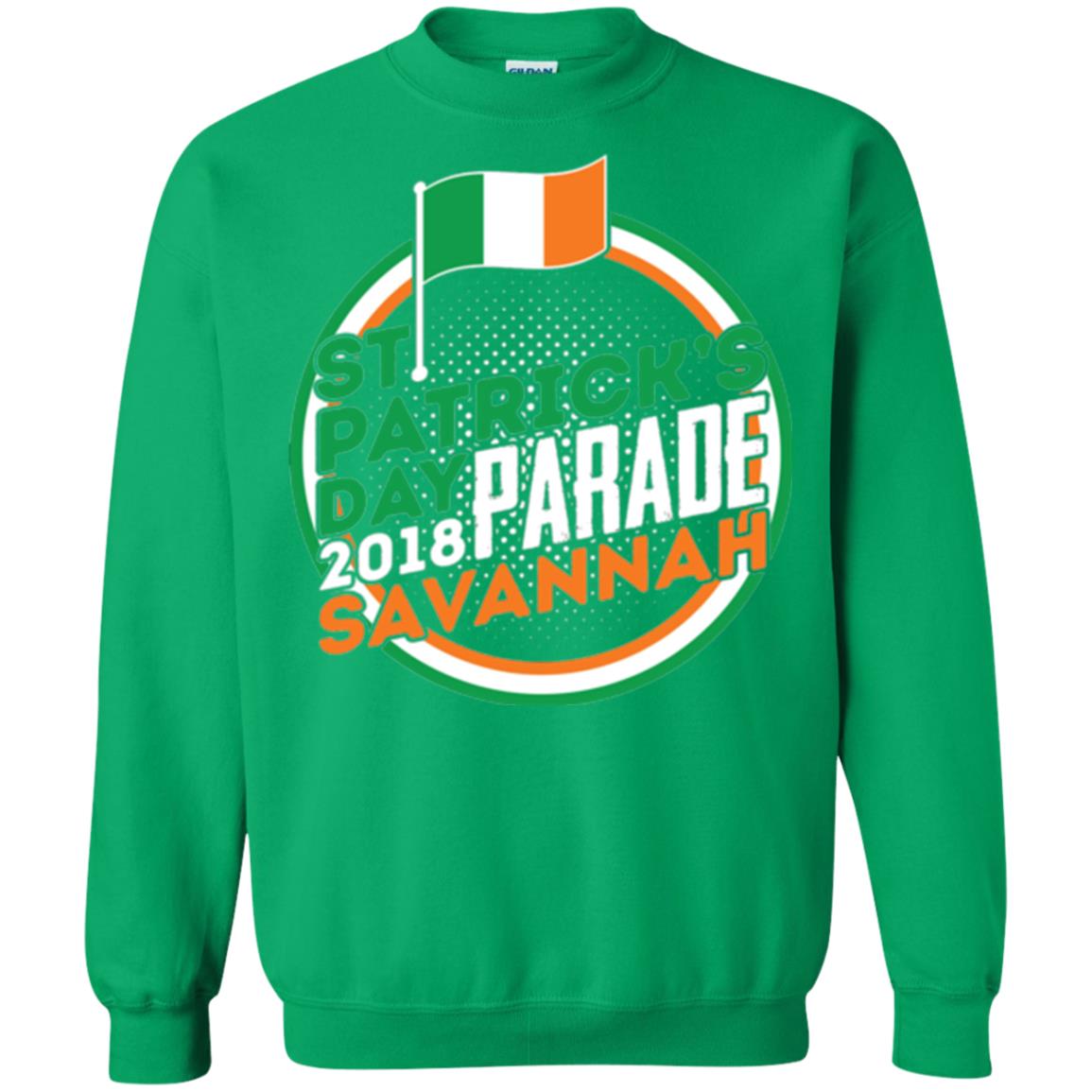Parade Savannah 2018 Ireland Flag St. Patrick_s Day T-shirt Irish Green