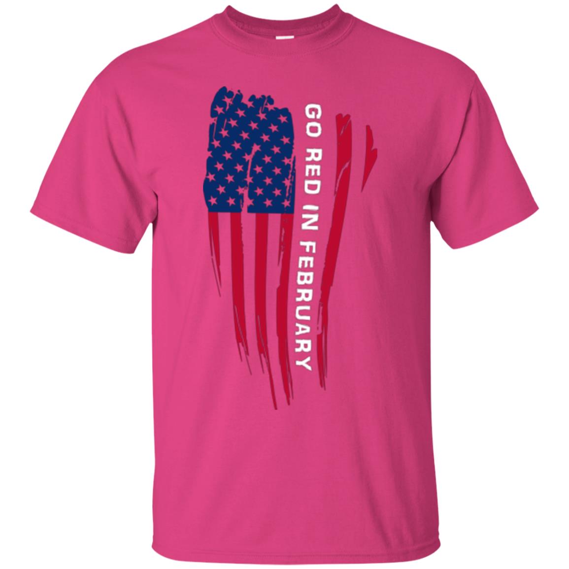 National Wear Red Day T-shirt Go Red In February Heliconia