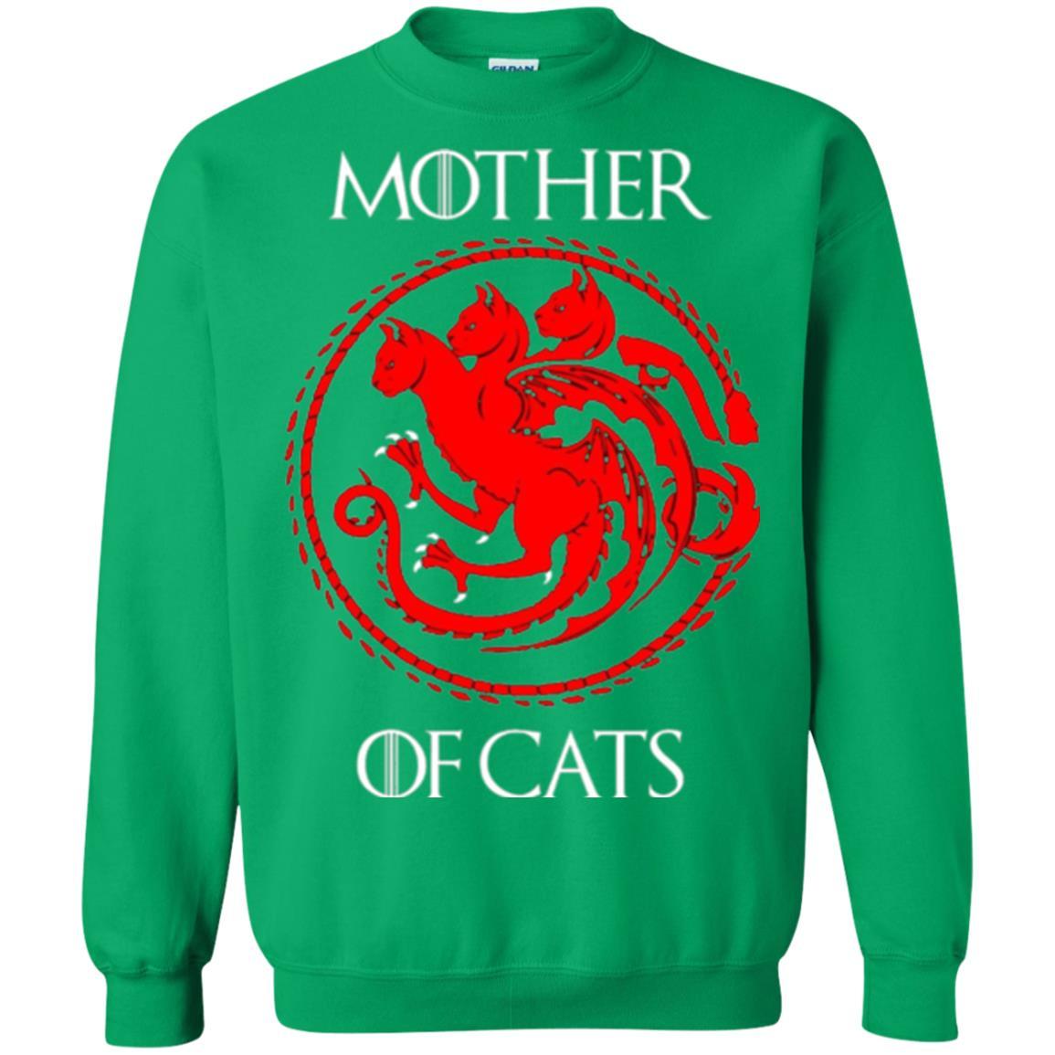 Cat Lover T-shirt Mother Of Cats Hot Irish Green