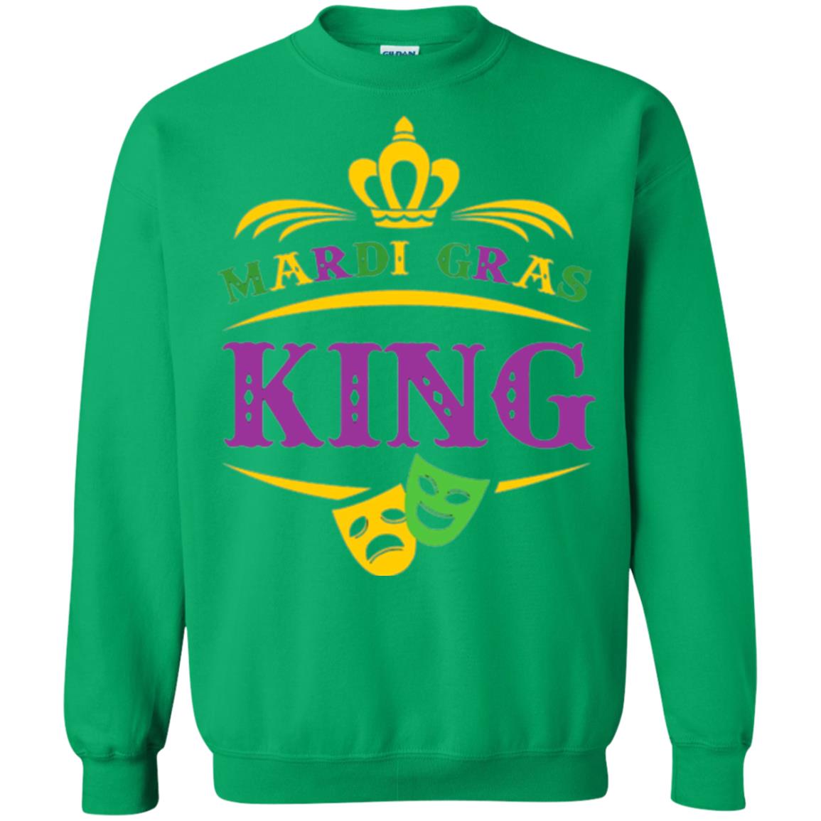 Mardi Gras King Gift T-shirt Irish Green