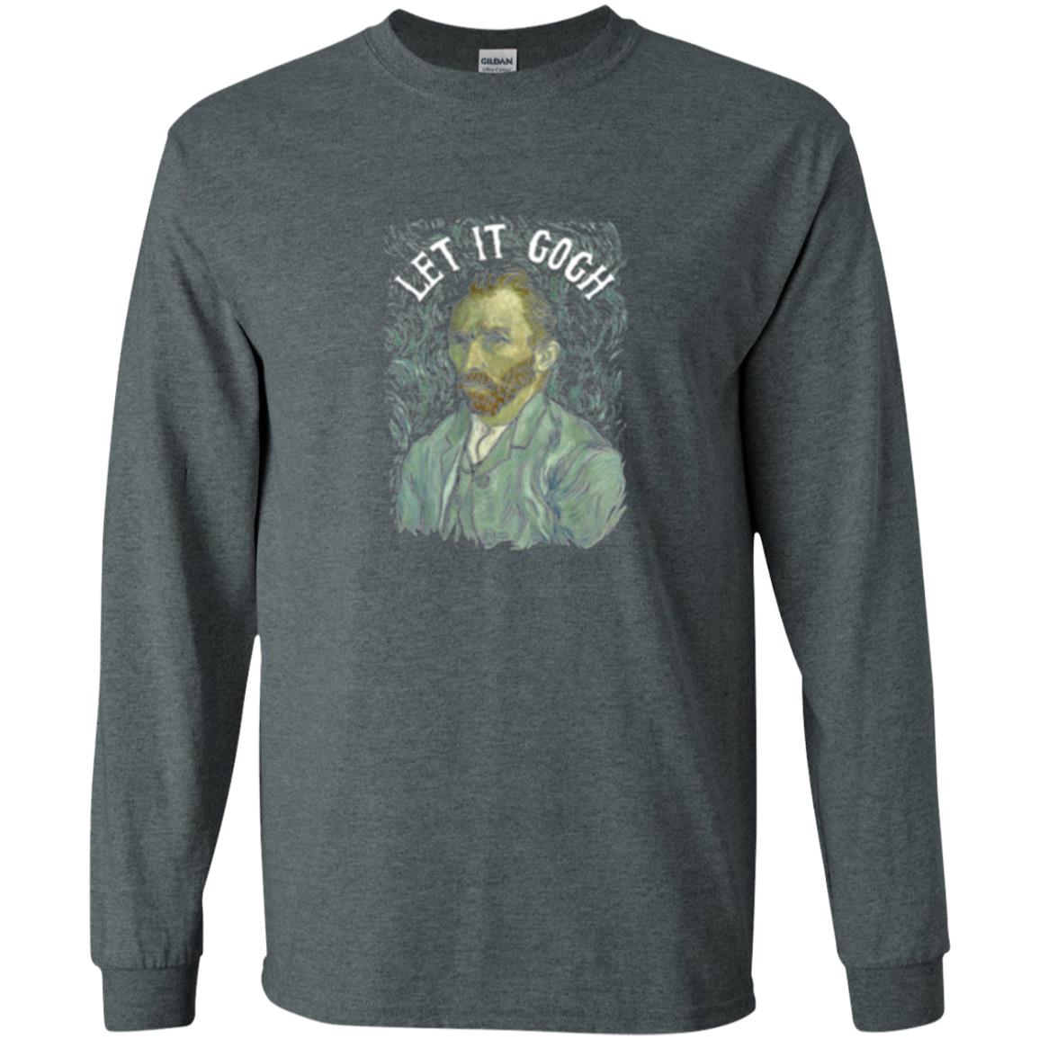 Artist T-shirt Vincent Van Let It Gogh Dark Heather