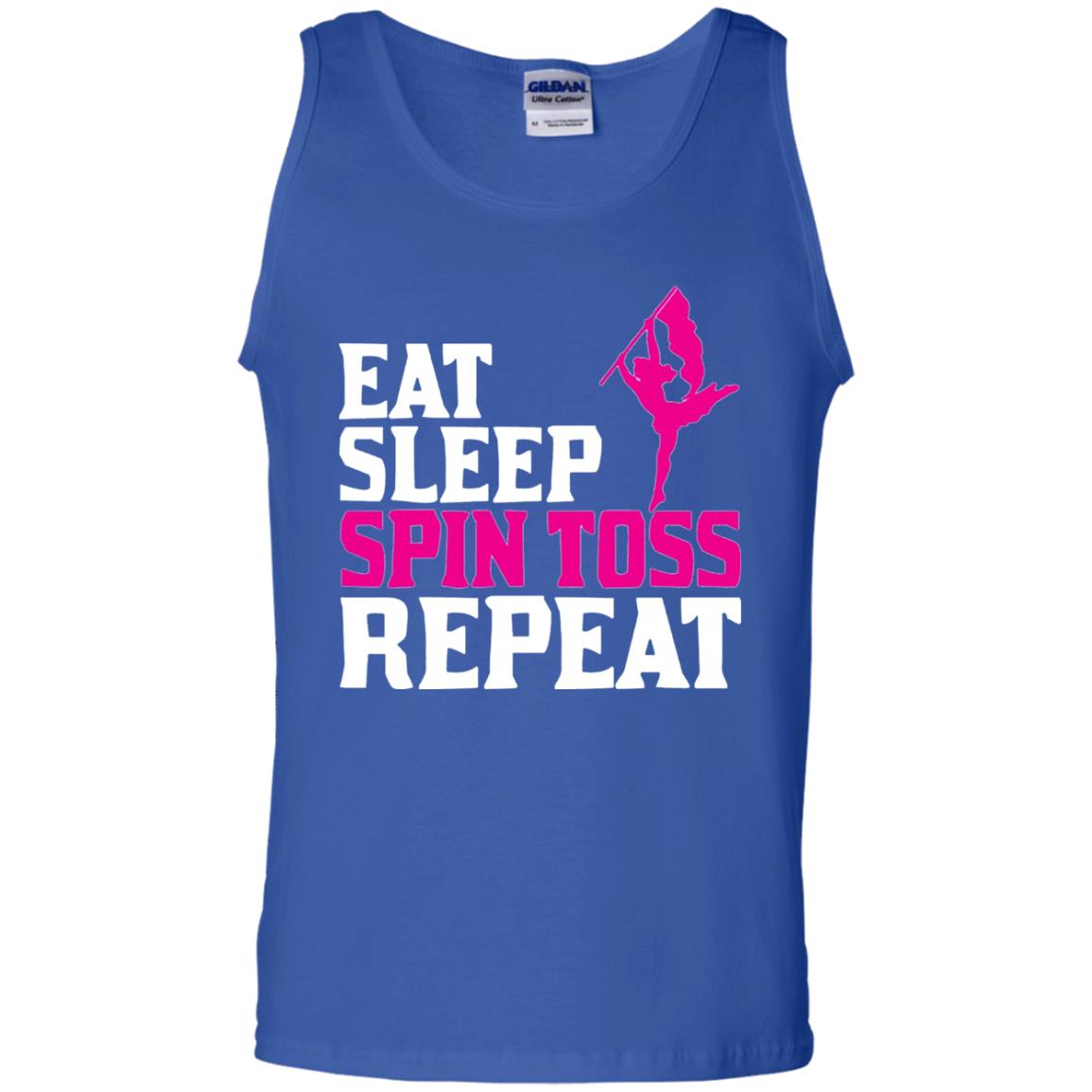 Eat Sleep Spin Toss Repeat Color Guard T-shirt Royal