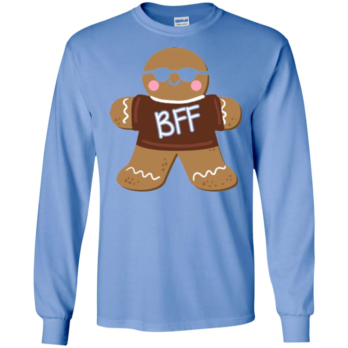 Gingerbread T-shirt Best Friend Forever Carolina Blue
