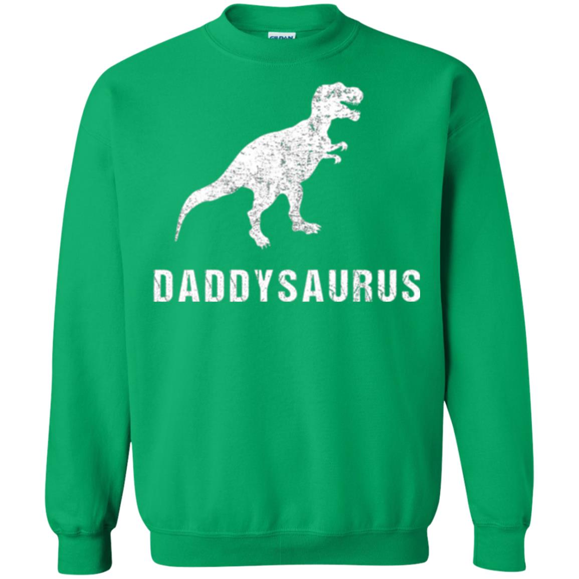 Dad T-shirt Daddysaurus Irish Green