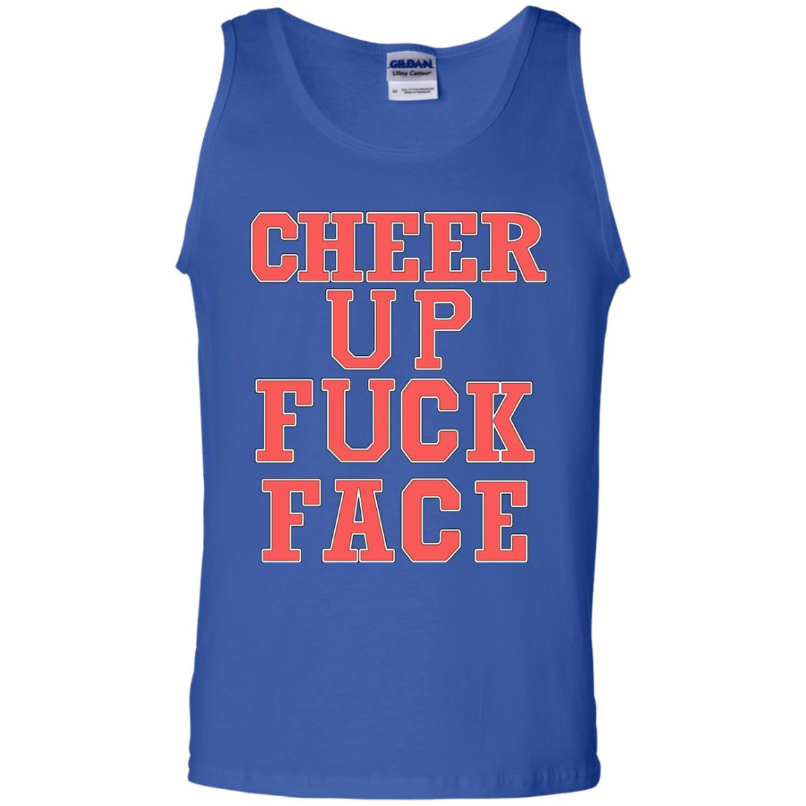 Cheer Up Face Shirt Royal