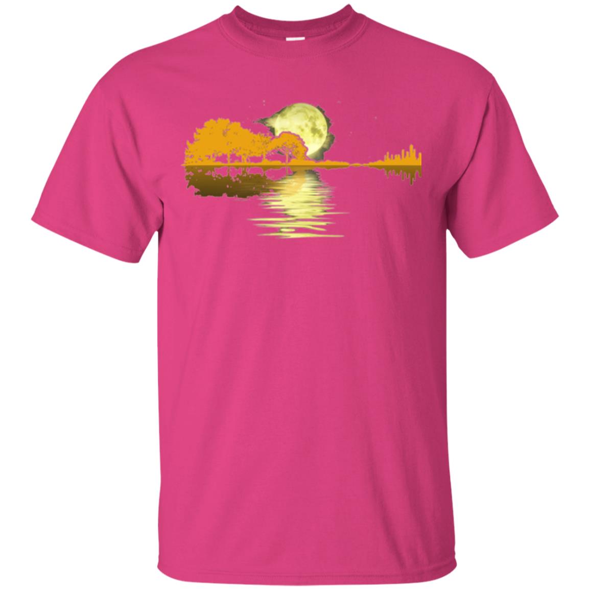 Guitar Lake Shadow T-shirt Heliconia