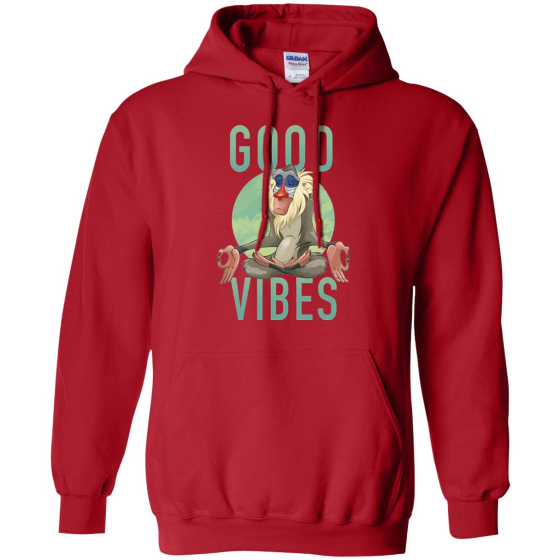Rafiki Meditate Good Vibes T-shirt Red