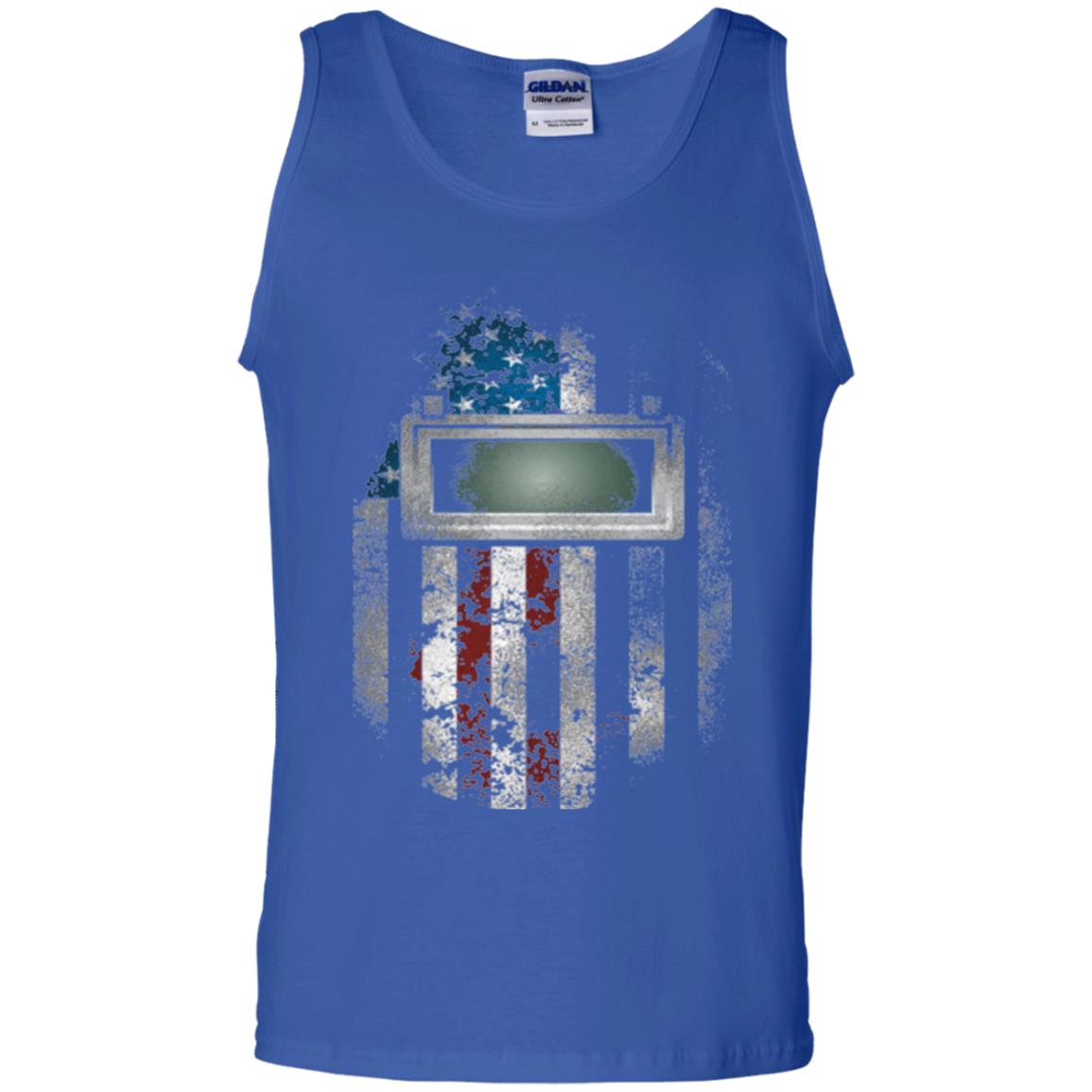 Welder Gift Shirt American Welding Hood Gift T-shirt Royal