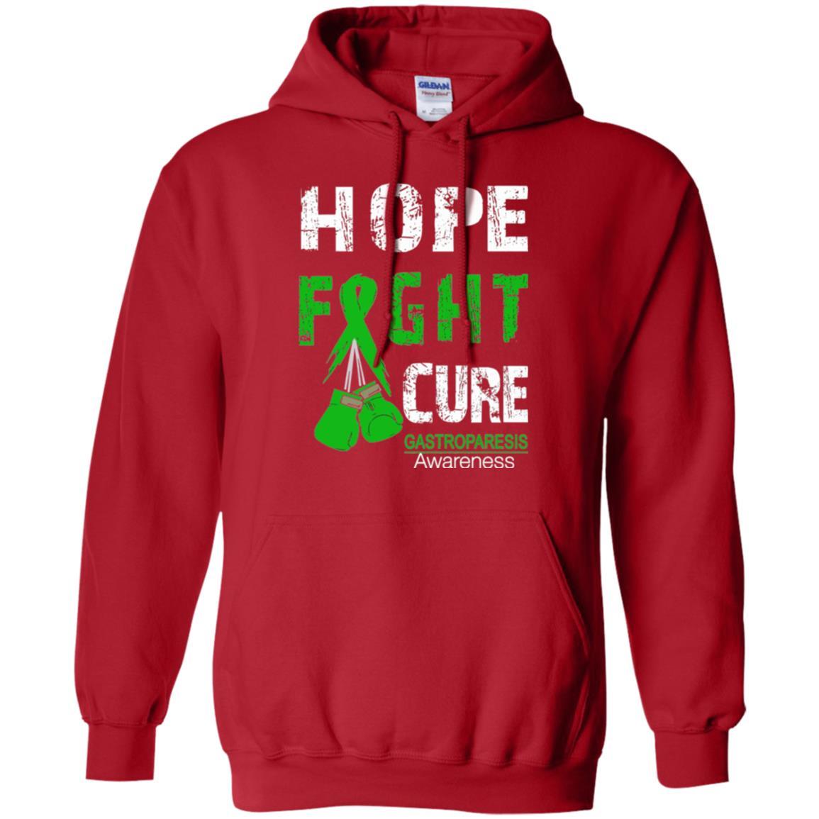 Gastroparesis Awareness T-shirt Hope Fight Cure Gastroparesis Awareness Red
