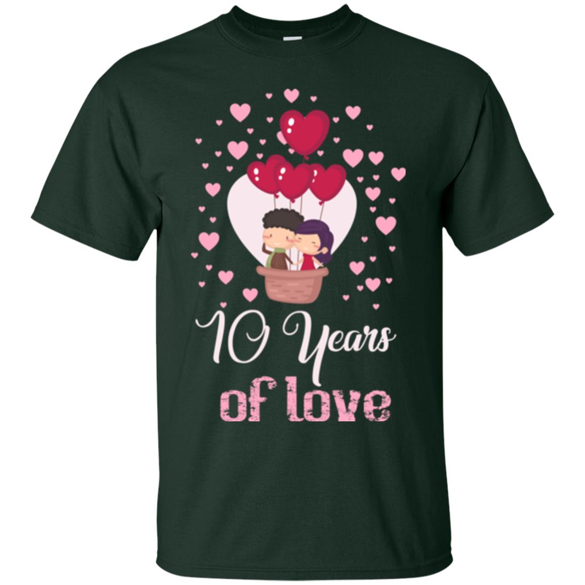 10th Aniversary T-shirt 10 Years Of Love Forest